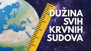 Kolika je stvarna dužina svih krvnih sudova?