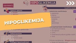 Hipoglikemija: Uzrok, klinička slika, dijagnostika i liječenje