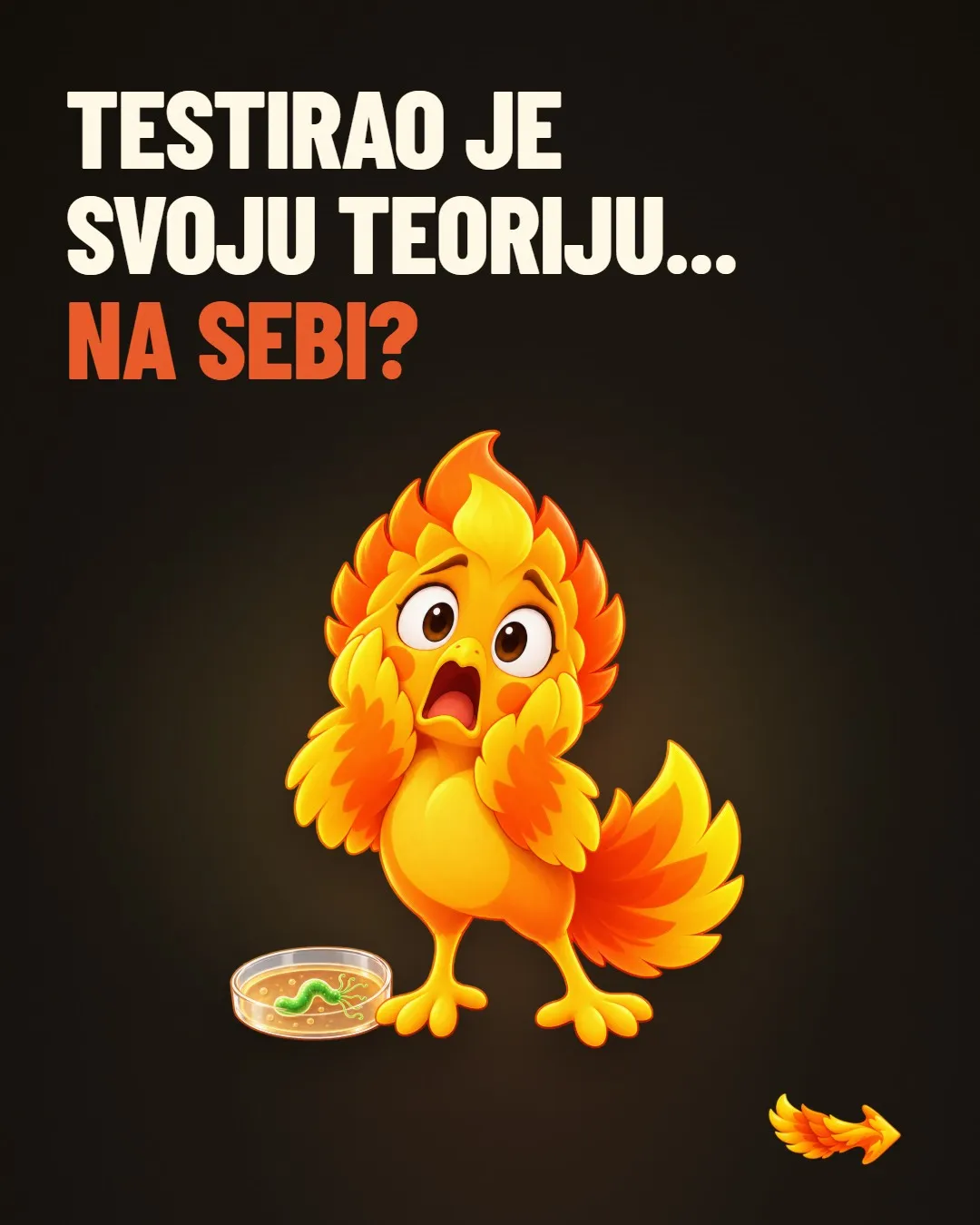 Testirao je svoju teoriju... na sebi?